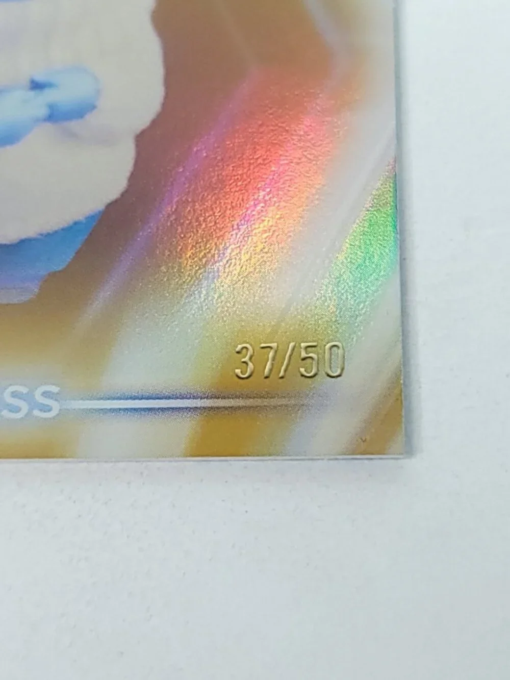 Sadness Topps 2026 Disney Neon Gold Holo Parallel Limited 37/50 - Picture 2 of 4
